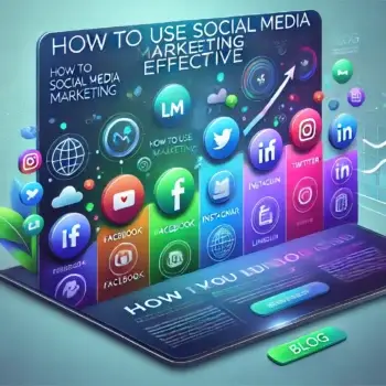 Social media marketing banner