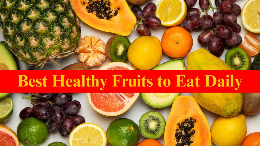 healthy fruit banner