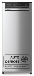 Whirlpool 192 L 3 Star Vitamagic PRO Frost Free Direct-Cool Single Door Refrigerator